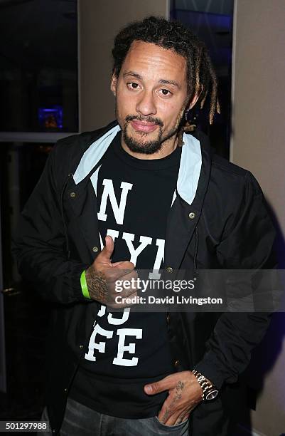 Soccer player Jermaine Jones attends Casper + NCLUSIVE Winter Wonderland hosted By Zendaya at The Beverly Hilton Hotel on December 13, 2015 in...