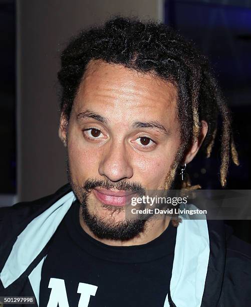 Soccer player Jermaine Jones attends Casper + NCLUSIVE Winter Wonderland hosted By Zendaya at The Beverly Hilton Hotel on December 13, 2015 in...