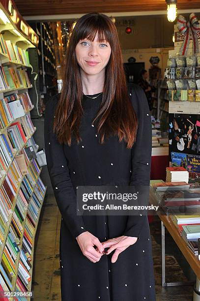 Actress Alexi Wasser attends the book signing of Illeana Douglas' book "I Blame Dennis Hopper: And Other Stories From A Life Lived In And Out Of The...