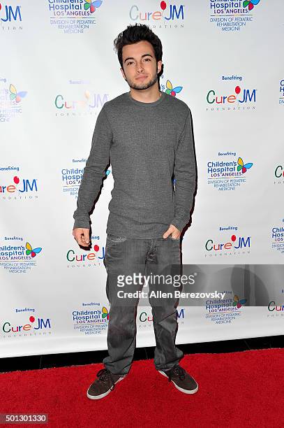 Actor Noland Ammon attends the 12th Annual Holiday Toy Drive hosted by CURE JM benefiting Children's Hospital Of Los Angeles at Avalon on December...