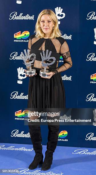 Ellie Goulding attend the 40 Principales Awards 2015 photocall at Barclaycard Center on December 11, 2015 in Madrid, Spain.