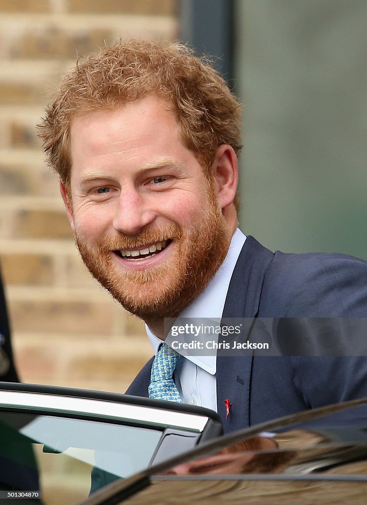 Prince Harry Visits Mildmay Hospital