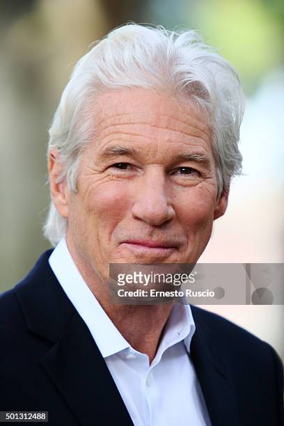Richard Gere attends a photocall for 'Franny' at La Casa Del Cinema on December 14, 2015 in Rome, Italy.