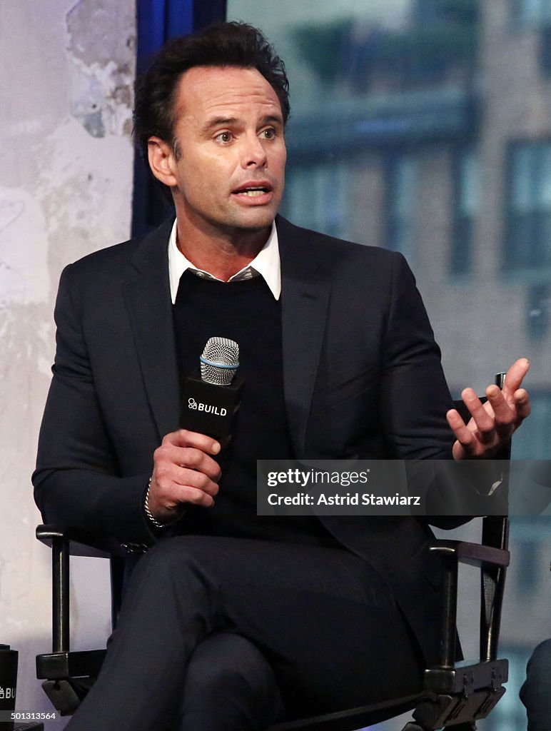 Russell Roth Actor Walton Goggins attends AOL BUILD Series: Kurt Russell, Walton ...