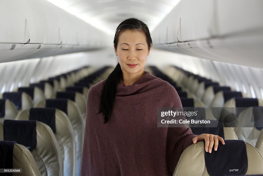 Yoga on a plane