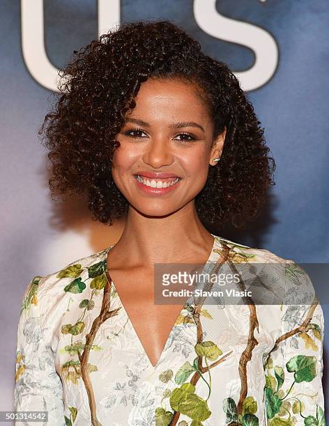 Actress Gugu Mbatha-Raw attends "Concussion" cast photo call at Crosby Street Hotel on December 14, 2015 in New York City.