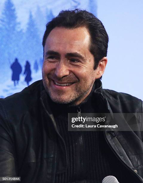 Demian Bichir attends AOL BUILD Series: Kurt Russell, Walton Goggins, Tim Roth, And Demian Bichir "The Hateful Eight" at AOL Studios In New York on...