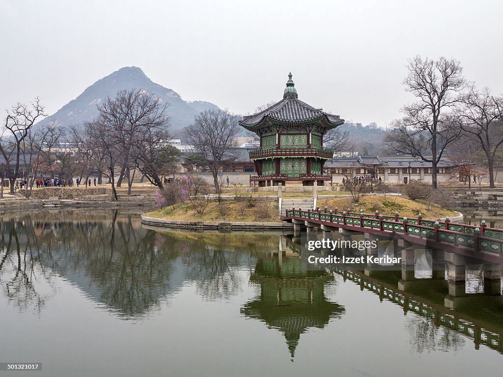 Spring at Geyongbokgung Palace,Seoul