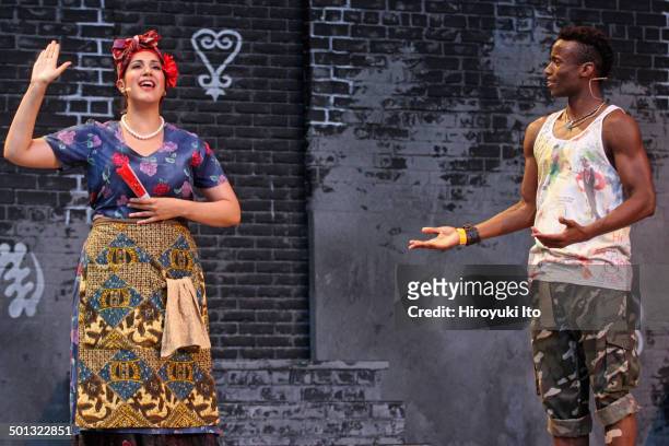 The Classical Theater of Harlem presents Shakespeare's "Romeo N Juliet," adopted and directed by Justin Emeka, at Richard Rodgers Amphitheater on...