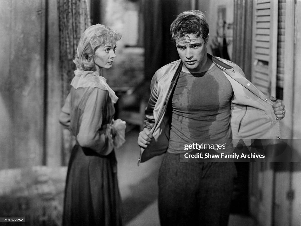 Marlon Brando And Vivien Leigh In "A Streetcar Named Desire"