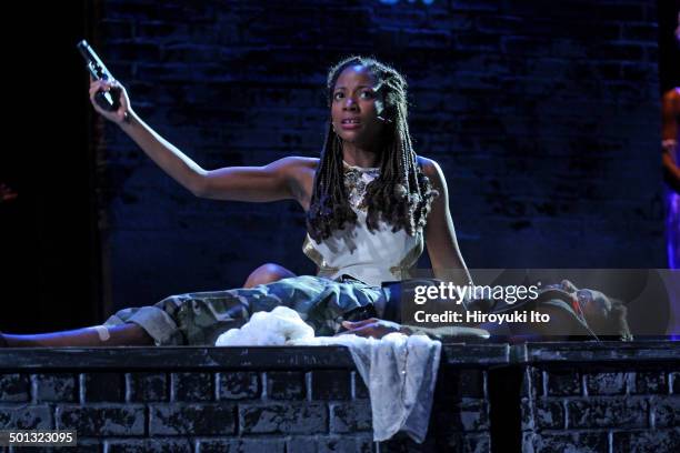 The Classical Theater of Harlem presents Shakespeare's "Romeo N Juliet," adopted and directed by Justin Emeka, at Richard Rodgers Amphitheater on...