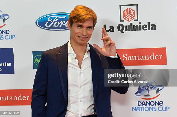 Singer Carlos Baute attends the 2015 "AS Del Deporte" Awards at The Westin Palace Hotel on December 14, 2015 in Madrid, Spain.