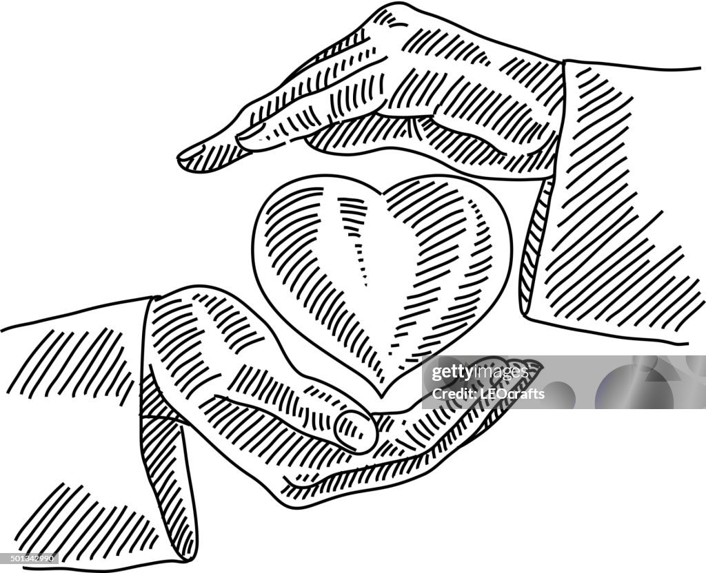 Heart Care Drawing