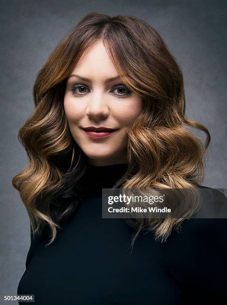 Singer and actress Katharine McPhee poses for a portrait at the Sinatra 100: An All-Star GRAMMY Concert at Wynn Las Vegas on December 2, 2015 in Las...