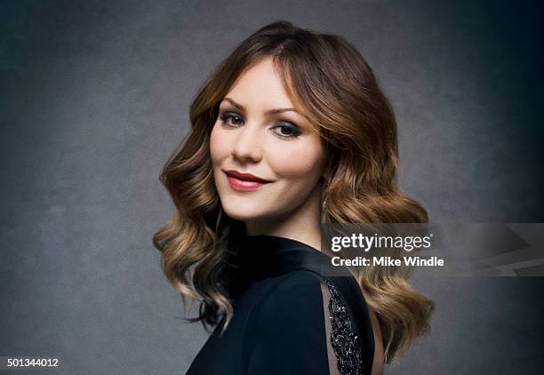 Singer and actress Katharine McPhee poses for a portrait at the Sinatra 100: An All-Star GRAMMY Concert at Wynn Las Vegas on December 2, 2015 in Las...