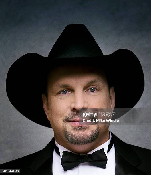 Singer Garth Brooks poses for a portrait at the Sinatra 100: An All-Star GRAMMY Concert at Wynn Las Vegas on December 2, 2015 in Las Vegas, Nevada.