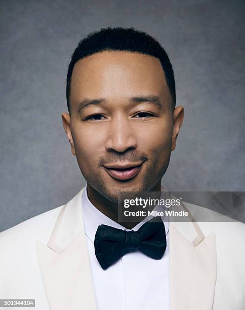 Singer John Legend poses for a portrait at the Sinatra 100: An All-Star GRAMMY Concert at Wynn Las Vegas on December 2, 2015 in Las Vegas, Nevada.