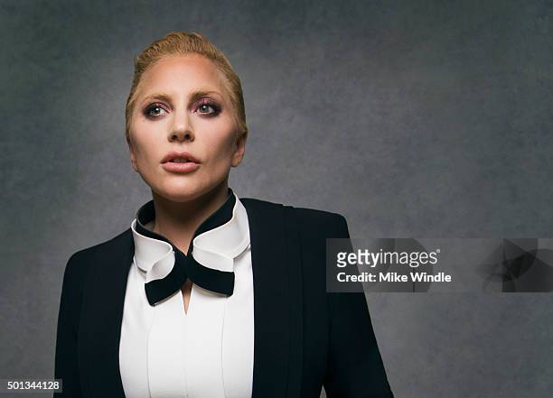Singer and actress Lady Gaga poses for a portrait at the Sinatra 100: An All-Star GRAMMY Concert at Wynn Las Vegas on December 2, 2015 in Las Vegas,...