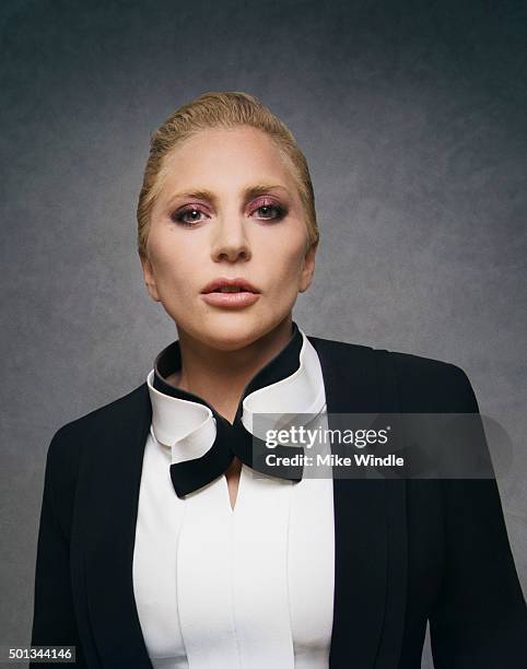 Singer and actress Lady Gaga poses for a portrait at the Sinatra 100: An All-Star GRAMMY Concert at Wynn Las Vegas on December 2, 2015 in Las Vegas,...