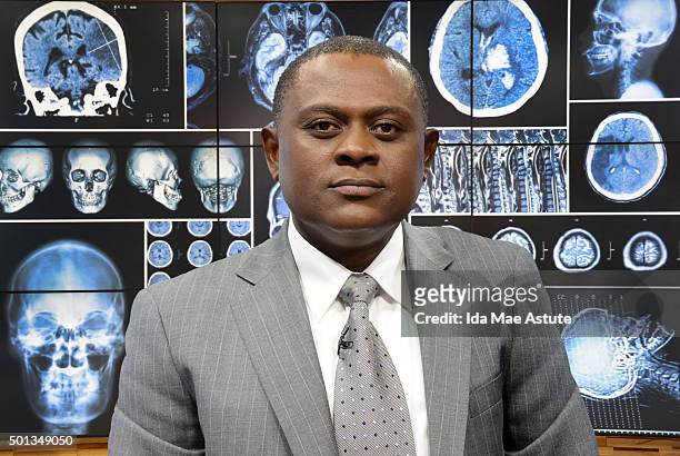 Dr. Bennet Omalu, a forensic pathologist whose research linked brain damage to concussions suffered by professional football players, appears on GOOD...