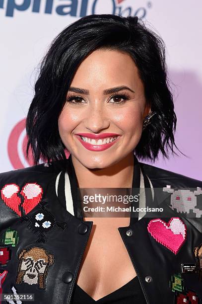 Singer Demi Lovato attends Hot 99.5's Jingle Ball 2015 presented by Capital One at Verizon Center on December 14, 2015 in Washington, D.C.