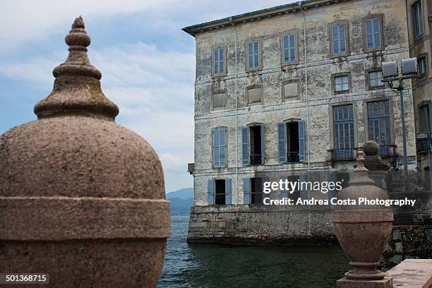 palazzo borromeo - isola bella stock pictures, royalty-free photos & images