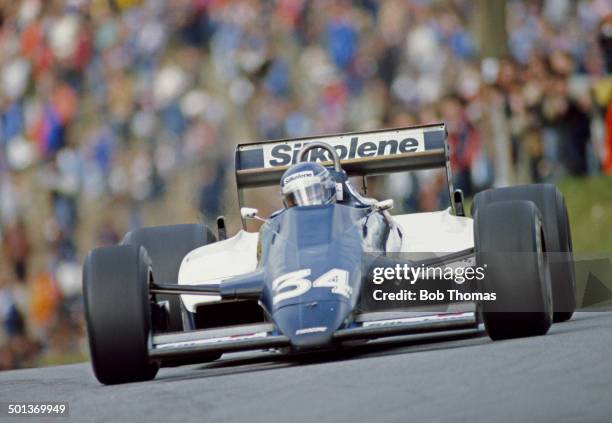 Brian Henton of Great Britain drives the Theodore RacingTheodore N183 Ford Cosworth DFV V8 during the Marlboro Race of Champions on 10th April 1983...