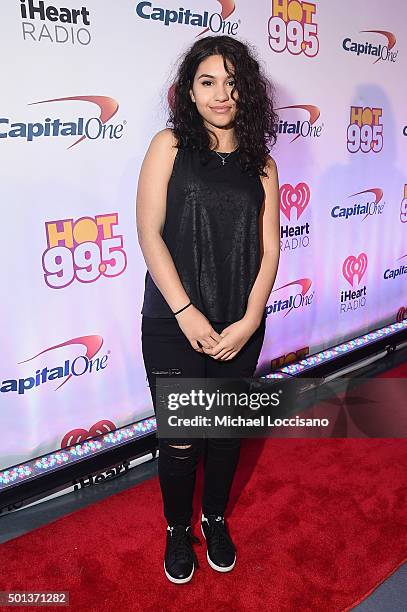 Alessia Cara attends Hot 99.5's Jingle Ball 2015 presented by Capital One at Verizon Center on December 14, 2015 in Washington, D.C.