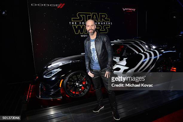Recording artist Chris Daughtry arrives at the premiere of Walt Disney Pictures' and Lucasfilm's "Star Wars: The Force Awakens", sponsored by Dodge,...