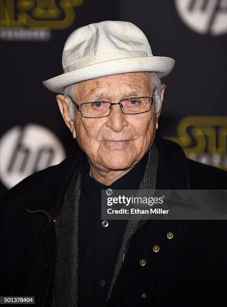 Writer Norman Lear attends the premiere of Walt Disney Pictures and Lucasfilm's "Star Wars: The Force Awakens" at the Dolby Theatre on December 14th,...