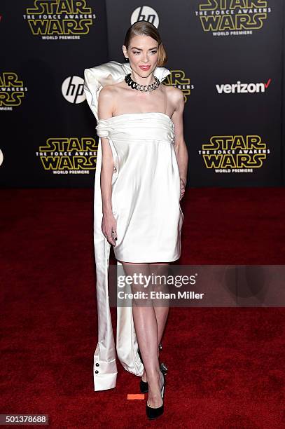 Actress Jaime King attends the premiere of Walt Disney Pictures and Lucasfilm's "Star Wars: The Force Awakens" at the Dolby Theatre on December 14th,...