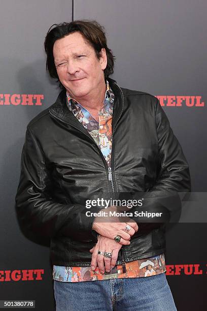 Actor Michael Madsen attends the The New York Premiere Of "The Hateful Eight" on December 14, 2015 in New York City.