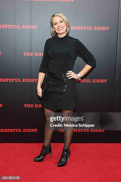 Dylan Dreyer attends the The New York Premiere Of "The Hateful Eight" on December 14, 2015 in New York City.