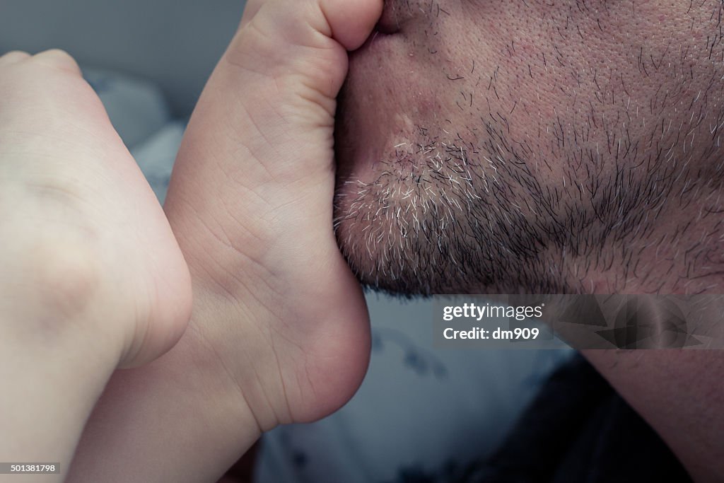 Tickling my baby boy