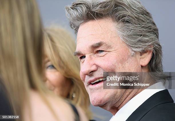 Actor Kurt Russell attends the The New York Premiere Of "The Hateful Eight" on December 14, 2015 in New York City.