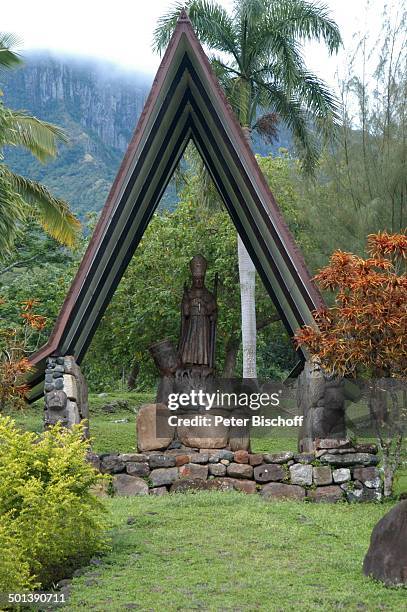 Kirche, Nuku¿Hiva, Marquesas-Inseln , Südsee, Reise, BB, DIG; P.-Nr.: 167/2005, ;