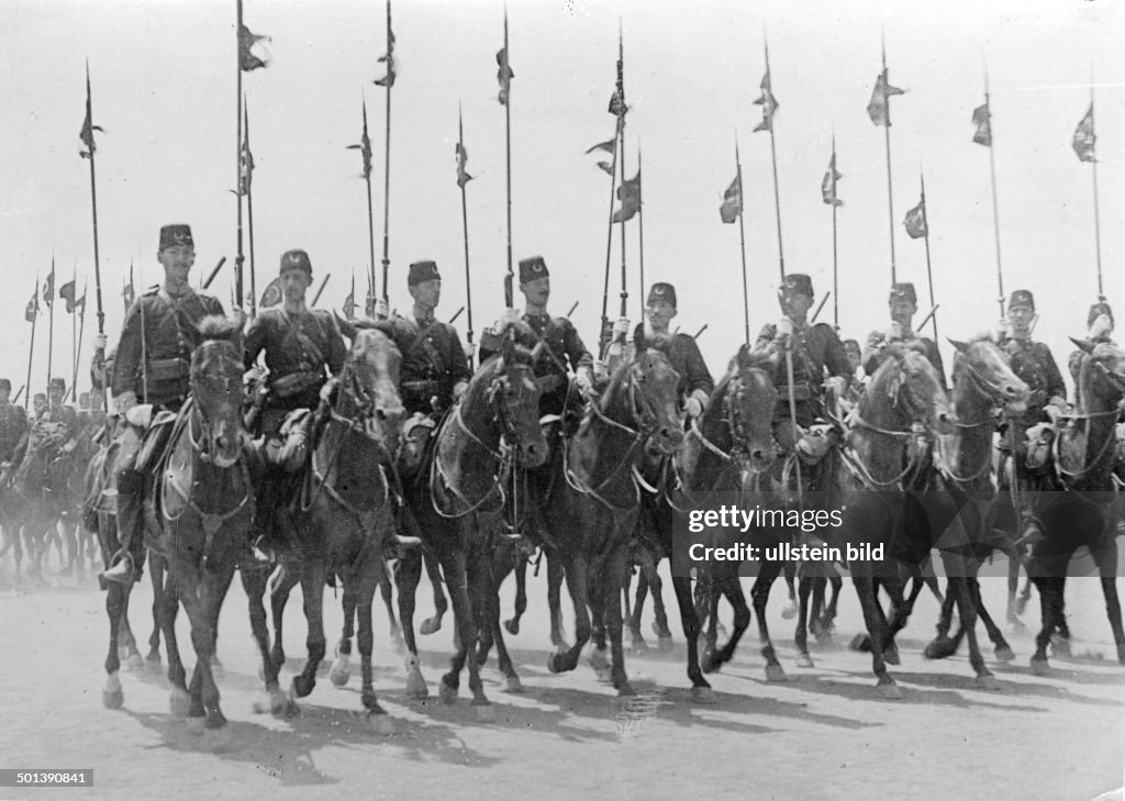 Turkey (Ottoman Empire), Turkish cavalry. - probably in the 1910s