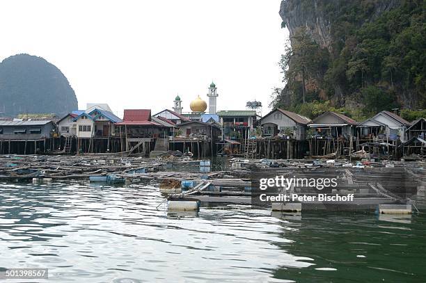 Insel Ko Panyi , Bucht von Phang Nga, Thailand, Asien, Reise, BB, DIG; P.-Nr.: 192/2004, ;