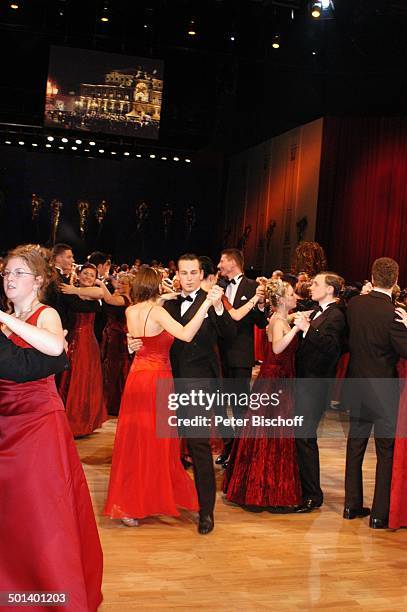 Debütanten und Debütantinnen, 1. Dresdner "Semper-Opernball", "Semper Oper", Dresden, Sachsen, Deutschland, Europa, Tanz, tanzen, Tänzer, Tänzerin,...