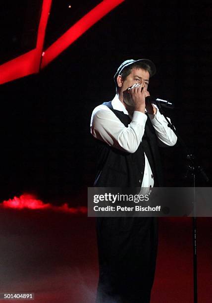 MIchael Hirte , ZDF-Musikshow "Willkommen bei Carmen Nebel", Getec-Arena, Magdeburg, Sachsen-Anhalt, Deutschland, Europa, Bühne, Auftritt, Mikro,...