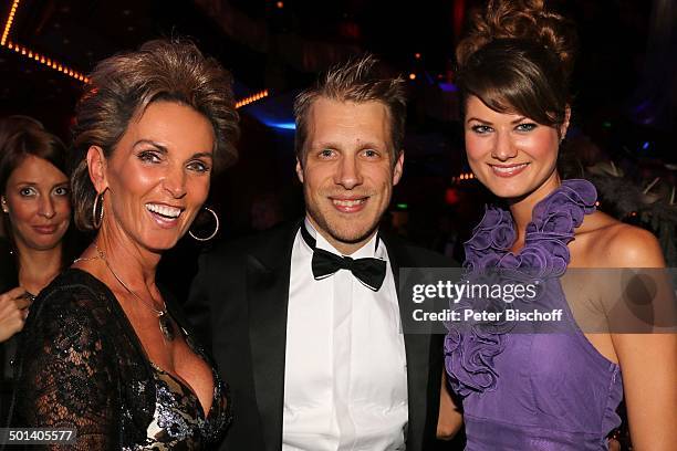 Liane Wirzberger , Oliver Pocher , Kerstin Landur , Gala 32. "Deutscher Sportpresseball", Alte Oper, Frankfurt, Hessen, Deutschland, Europa,...