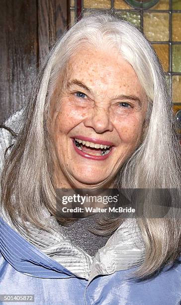 Lois Smith attends the opening night after party for the Playwrights Horizons New York premiere production of 'Marjorie Prime' at Tir Na Nog Irish...