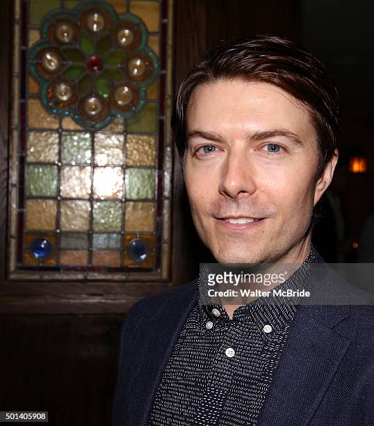 Noah Bean attends the opening night after party for the Playwrights Horizons New York premiere production of 'Marjorie Prime' at Tir Na Nog Irish Pub...