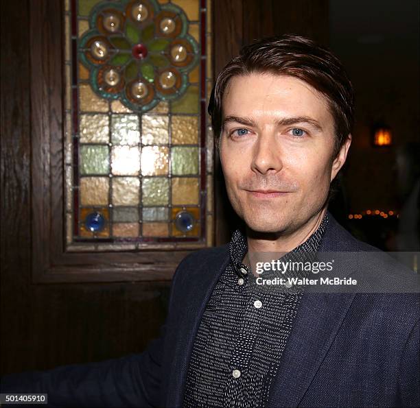 Noah Bean attends the opening night after party for the Playwrights Horizons New York premiere production of 'Marjorie Prime' at Tir Na Nog Irish Pub...