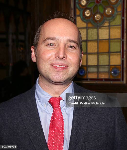 Playwright Jordan Harrison attends the opening night after party for the Playwrights Horizons New York premiere production of 'Marjorie Prime' at Tir...