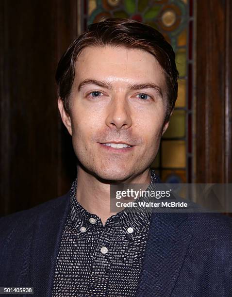 Noah Bean attends the opening night after party for the Playwrights Horizons New York premiere production of 'Marjorie Prime' at Tir Na Nog Irish Pub...