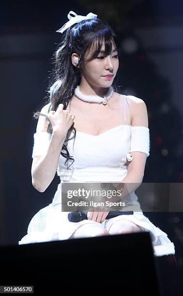 Girls' Generation-TTS perform onstage during their special album 'Dear Santa' showcase at COEX on December 3, 2015 in Seoul, South Korea.