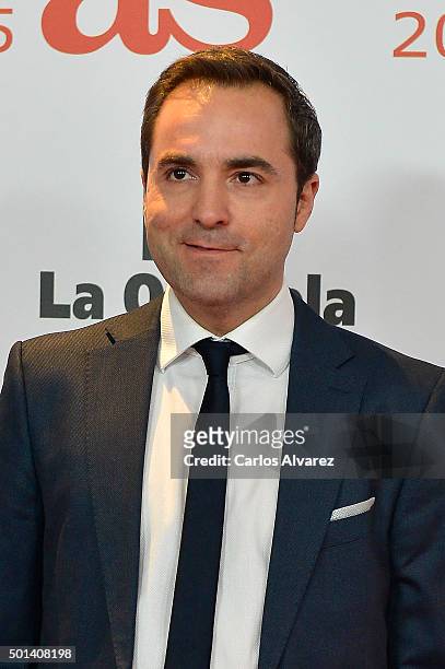 Raul Perez attends the 2015 "AS Del Deporte" Awards at The Westin Palace Hotel on December 14, 2015 in Madrid, Spain.