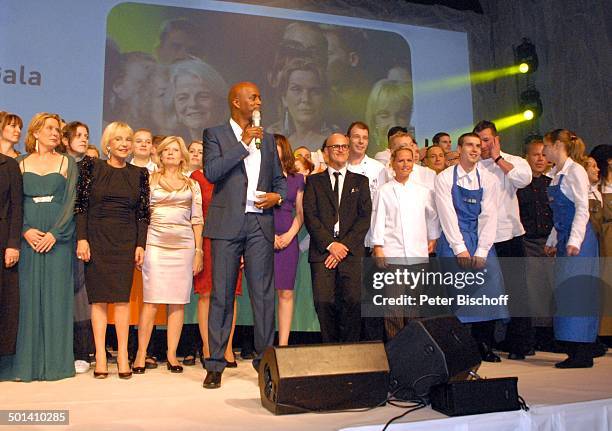 Janette Rauch , Dagmar Berghoff , Sabine Postel , Yared Dibaba , Ralf Zacherl , Mitwirkende, Finale Benefiz-Gala 4. "Wolkenschieber-Gala" - "Stars...