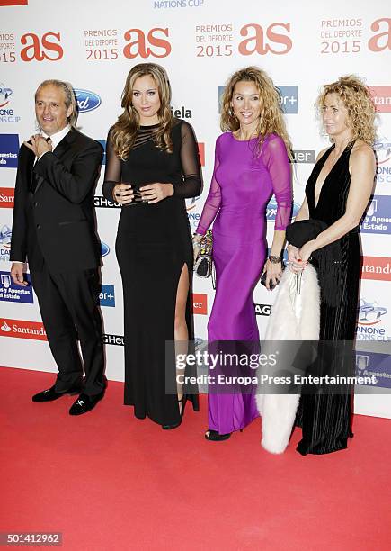 Paula Badosa attends the 2015 'AS Del Deporte' Awards at The Westin Palace Hotel on December 14, 2015 in Madrid, Spain.